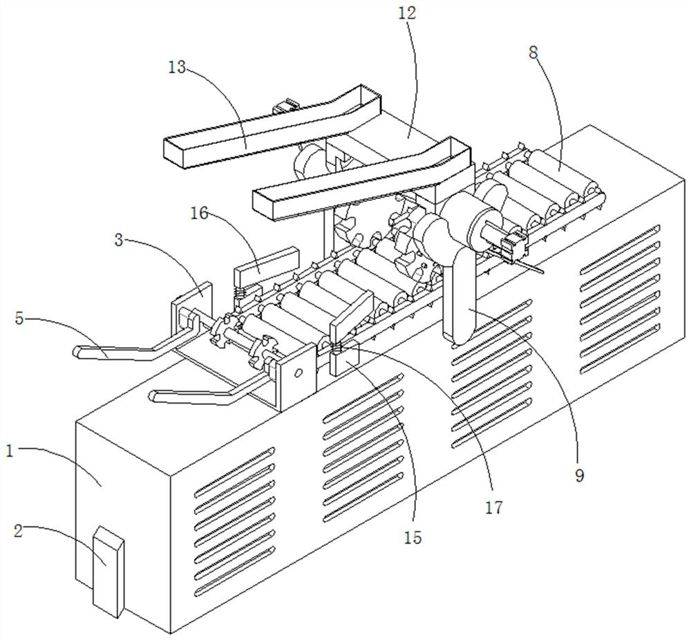 A kind of assembly tooling and assembly process of mine hollow belt roller