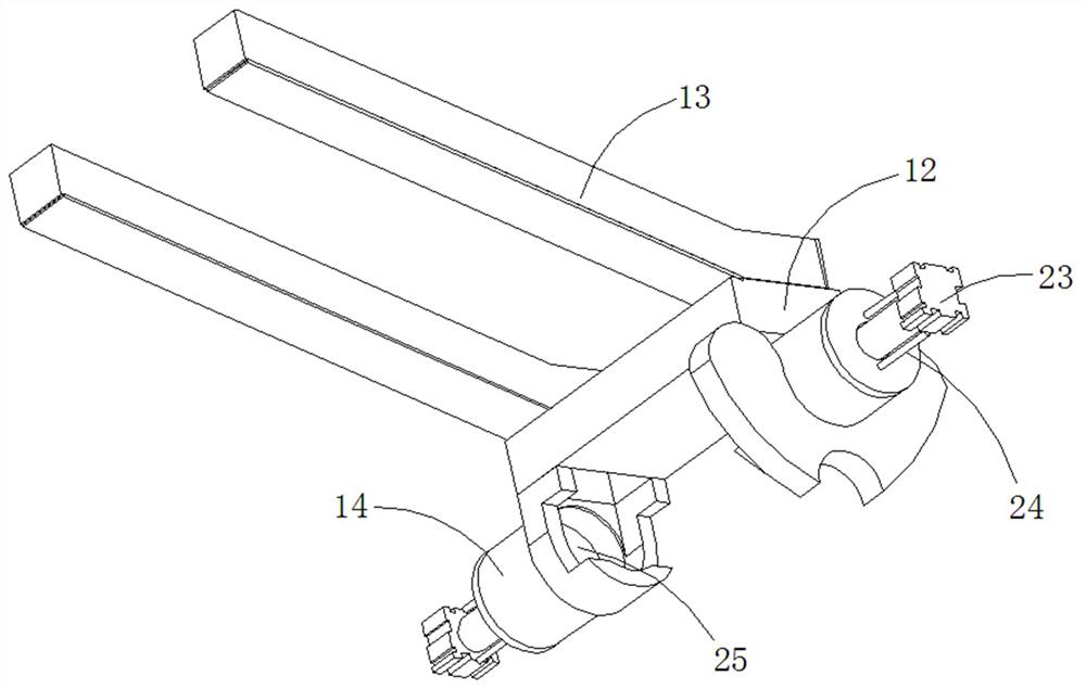 A kind of assembly tooling and assembly process of mine hollow belt roller