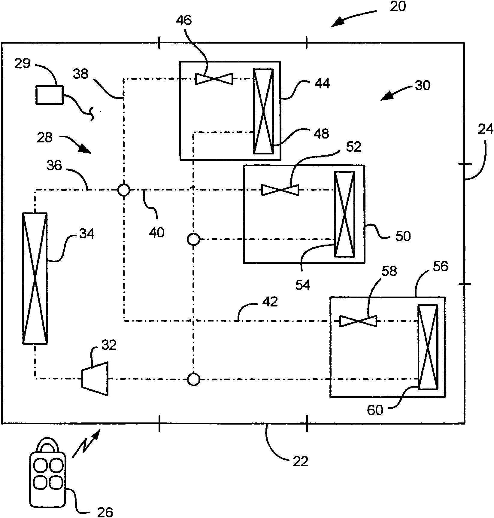 Refrigerant system oil accumulation removal