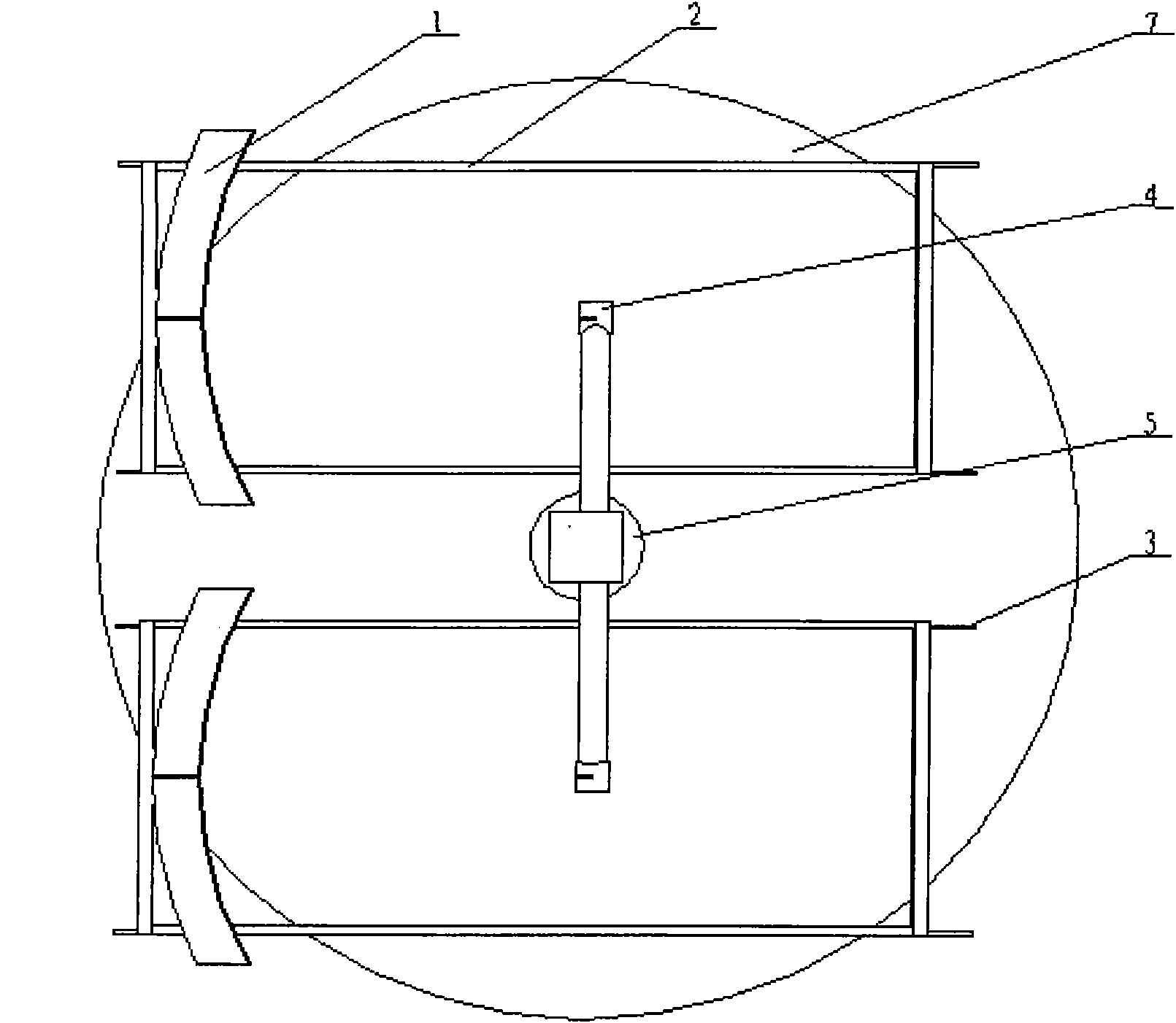 Single-tower multi-disc type solar power generating system