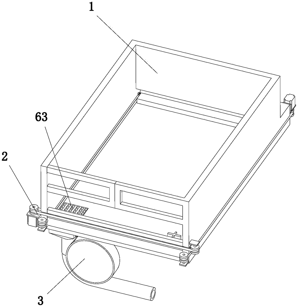 Automatic excrement removing system for pig farm