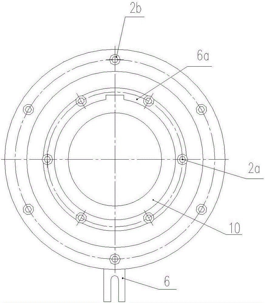 Compressed air rotation device of frame winch