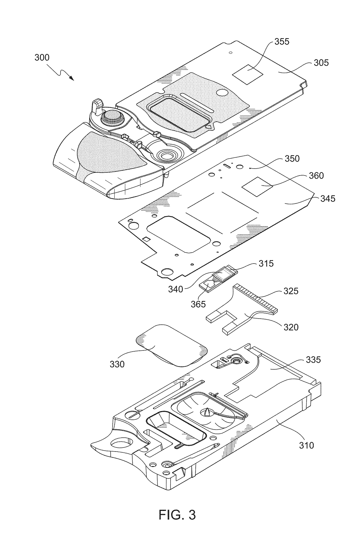 Single-use test device for imaging blood cells