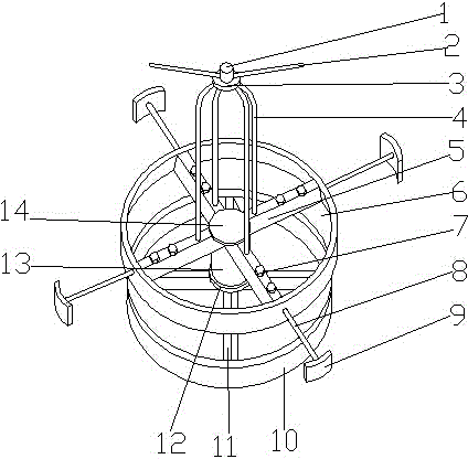 Adjustable pay-off stand