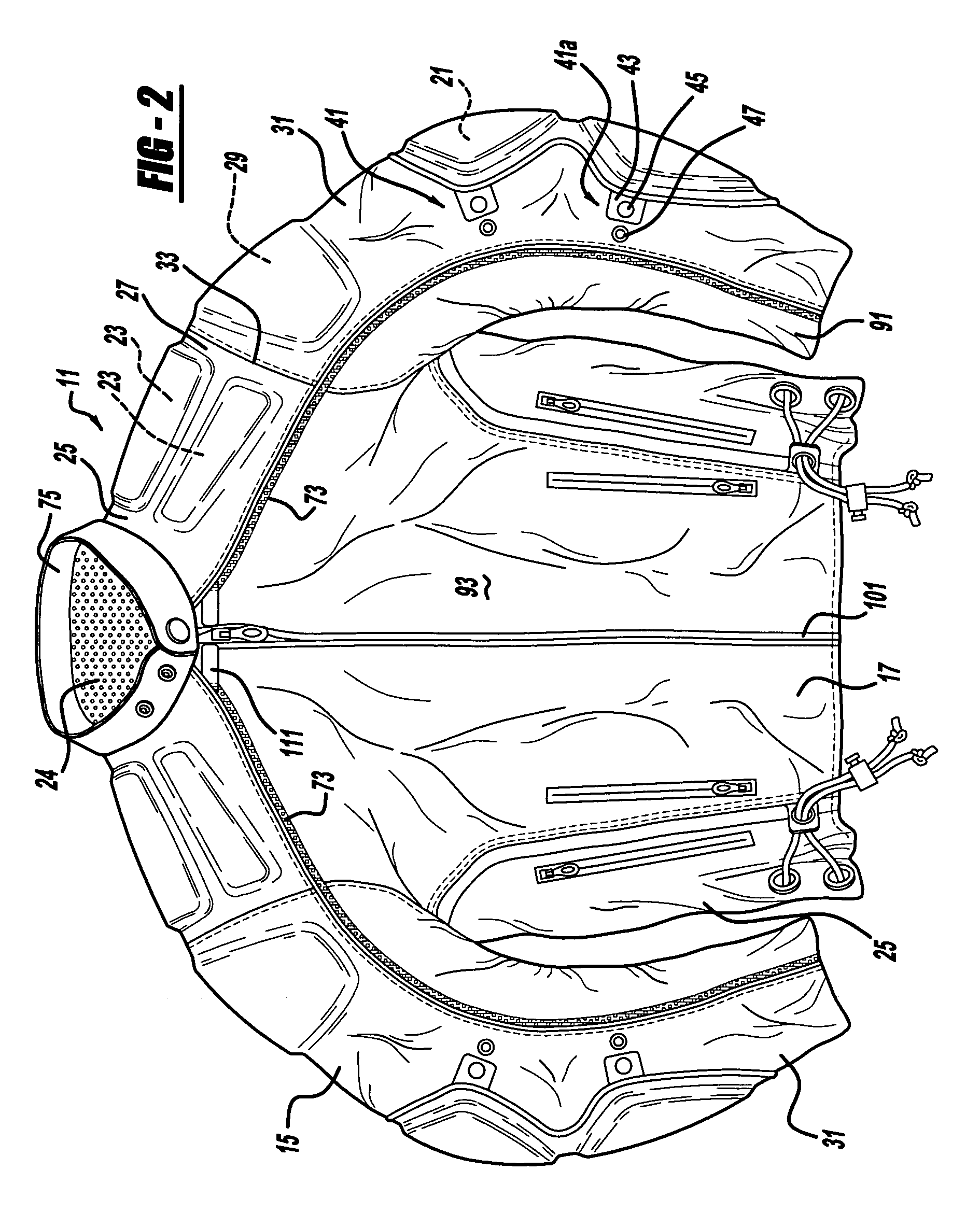 Hybrid ventilated garment