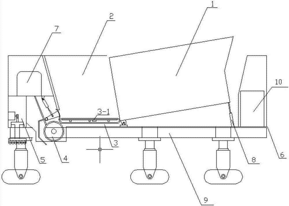 Construction equipment used for stone planting type interlayer treatment process