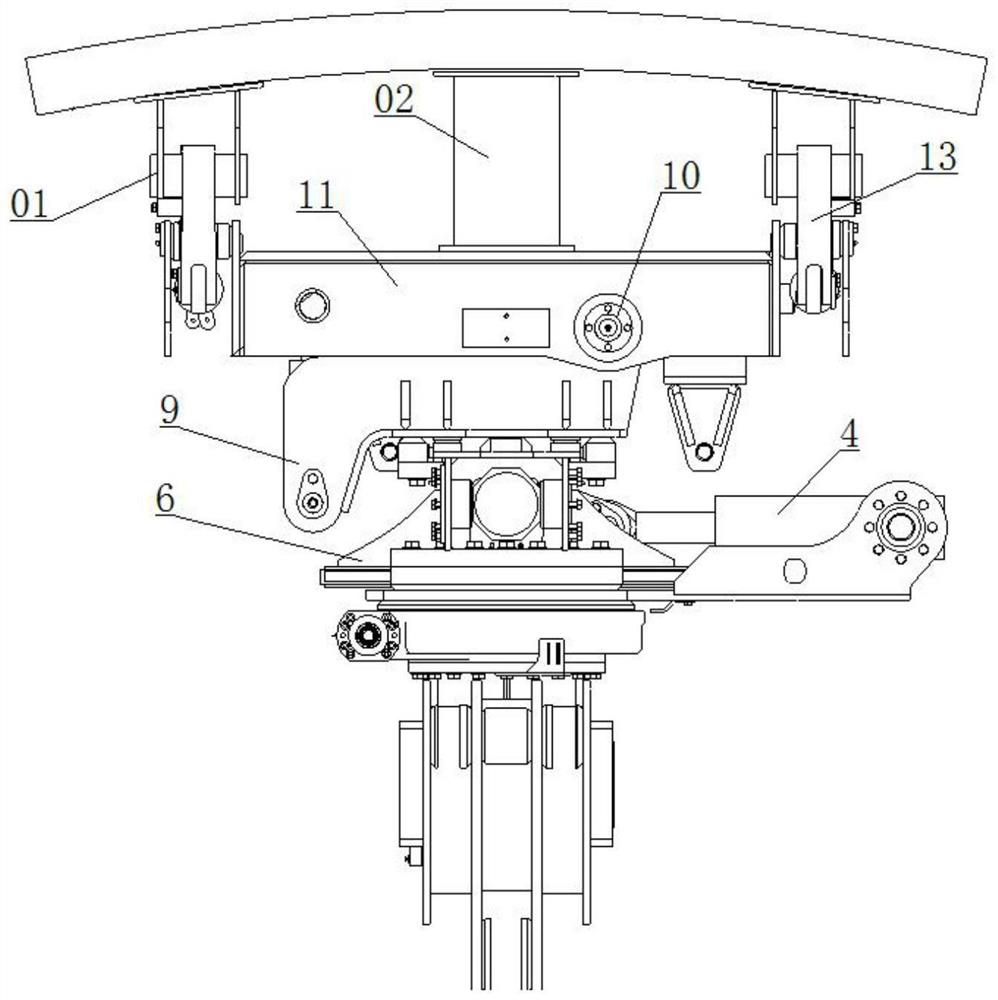 Gripper and mechanical arm for assembling large-tonnage prefabricated structural block