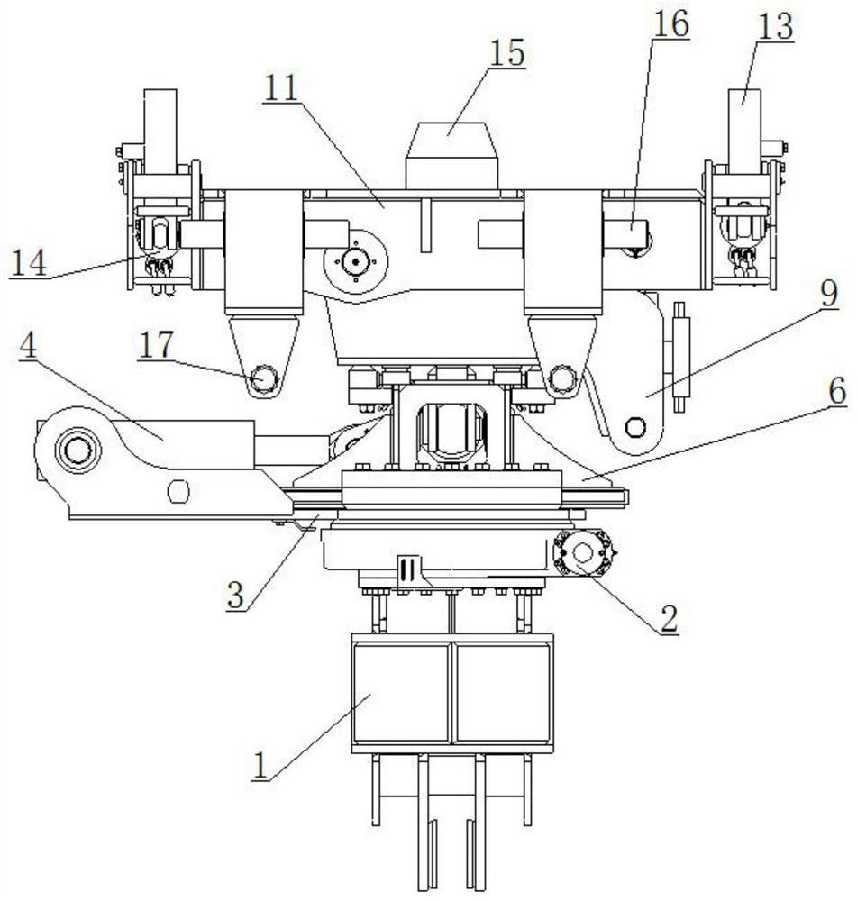 Gripper and mechanical arm for assembling large-tonnage prefabricated structural block