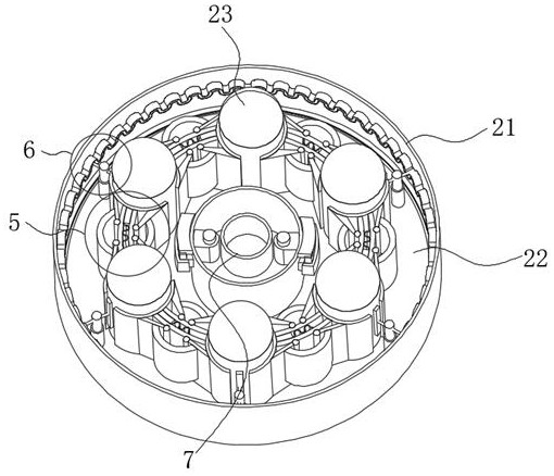 Rotary drum type medical instrument cleaning device