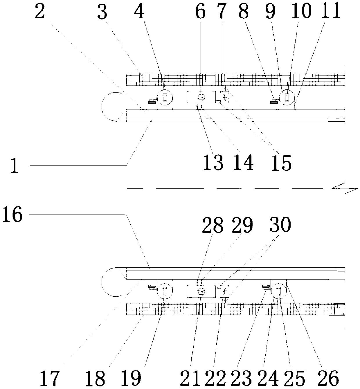 Mountainous-area two-lane curve active early-warning anti-collision guard bar and rear-end collision early-warning method