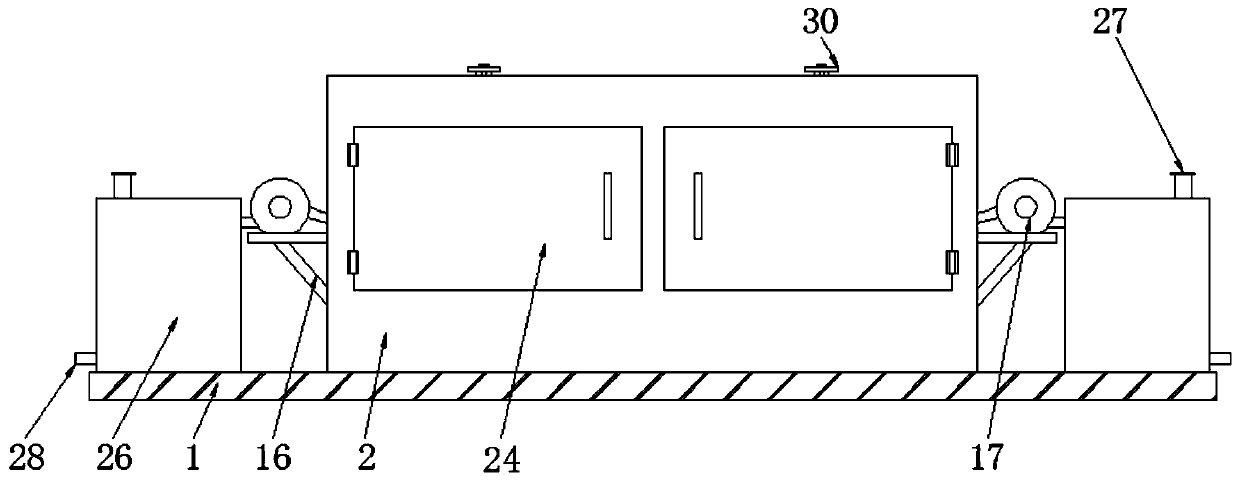 Drilling device for automobile part processing