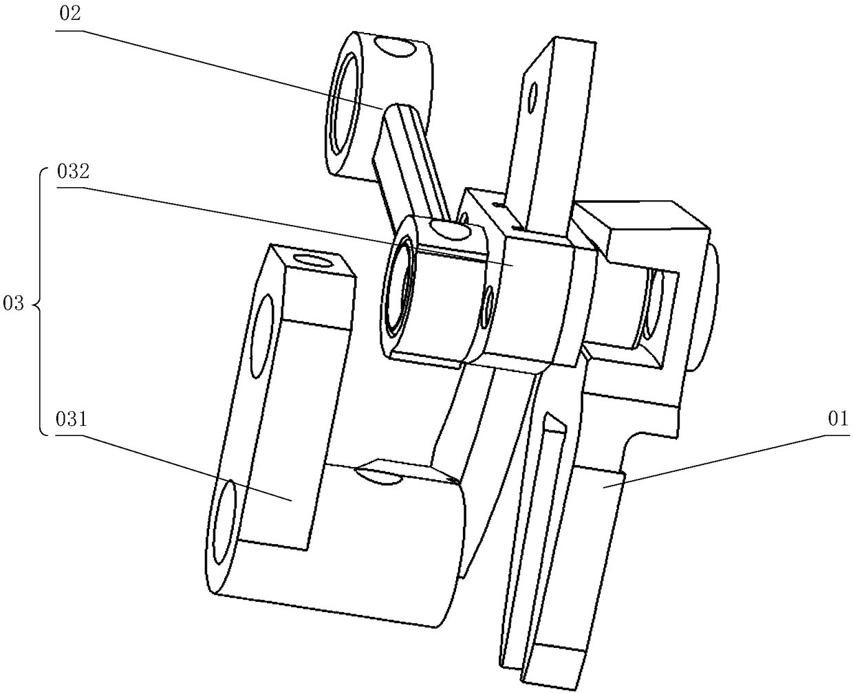 Sewing machine and differential adjustment mechanism thereof