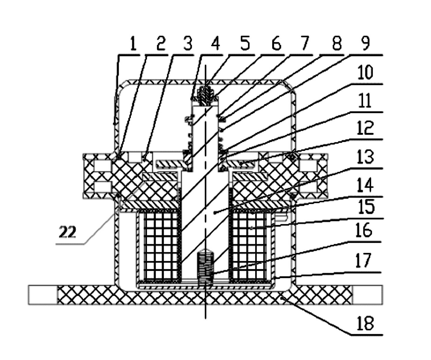 Adjustable electromagnetic power supply switch