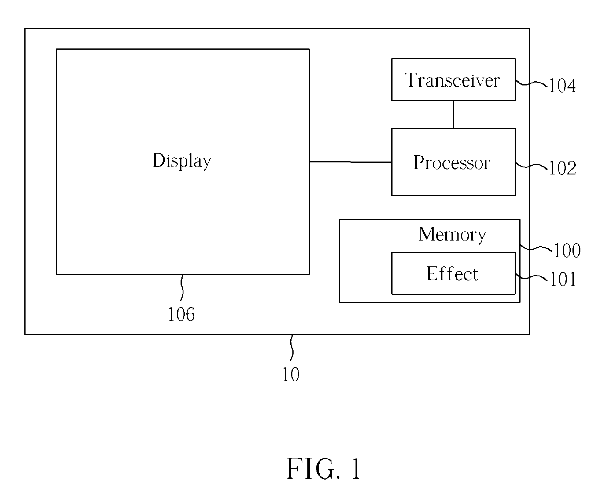 Method of Displaying Interactive Effects in Web Camera Communication