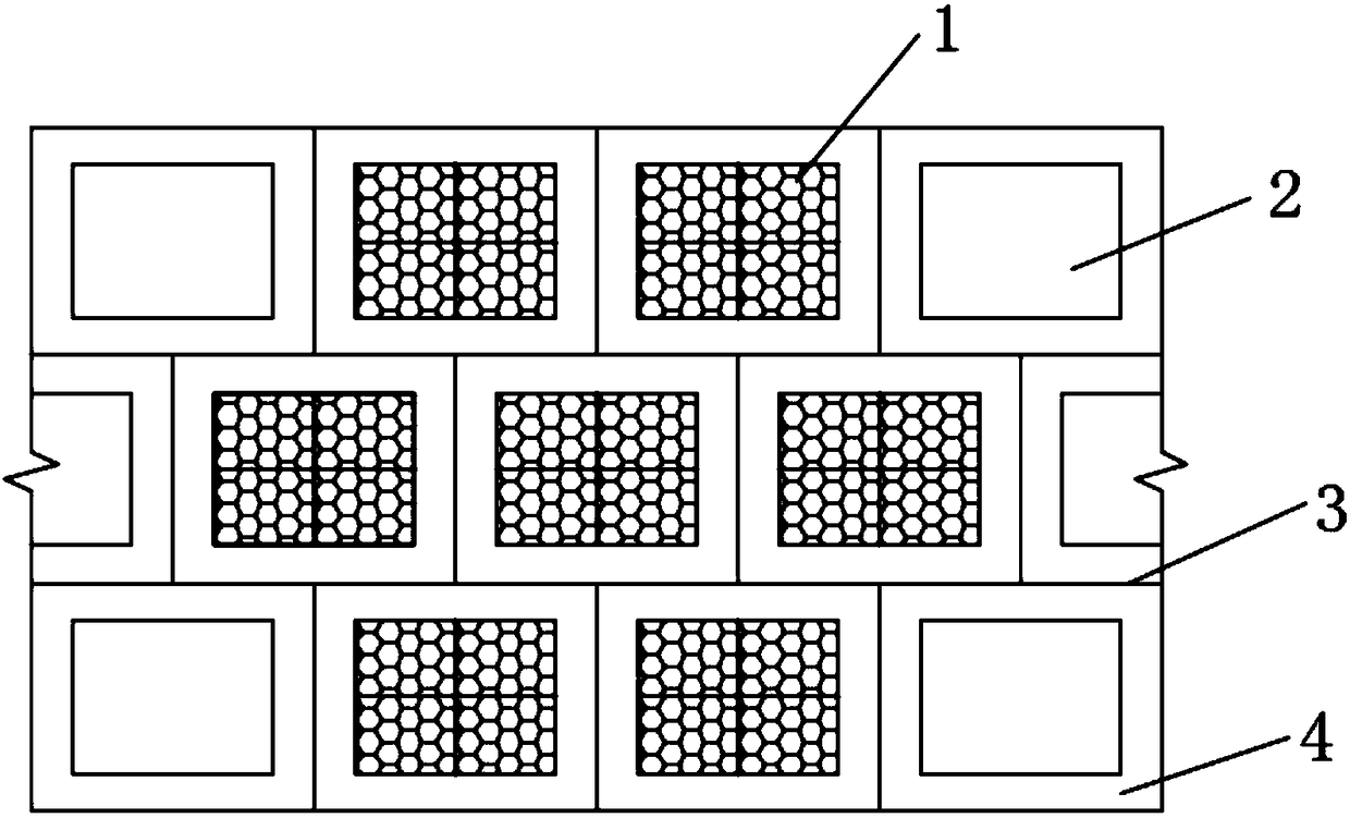 In situ planting type ecologically-transformed hard slope type revetment and transformation method