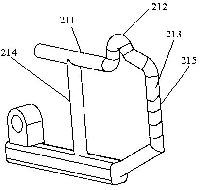 Intelligent bathing nursing robot