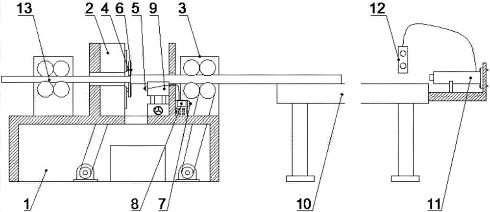 Grinding type stripping machine capable of monitoring grinding disc and working method for grinding type stripping machine