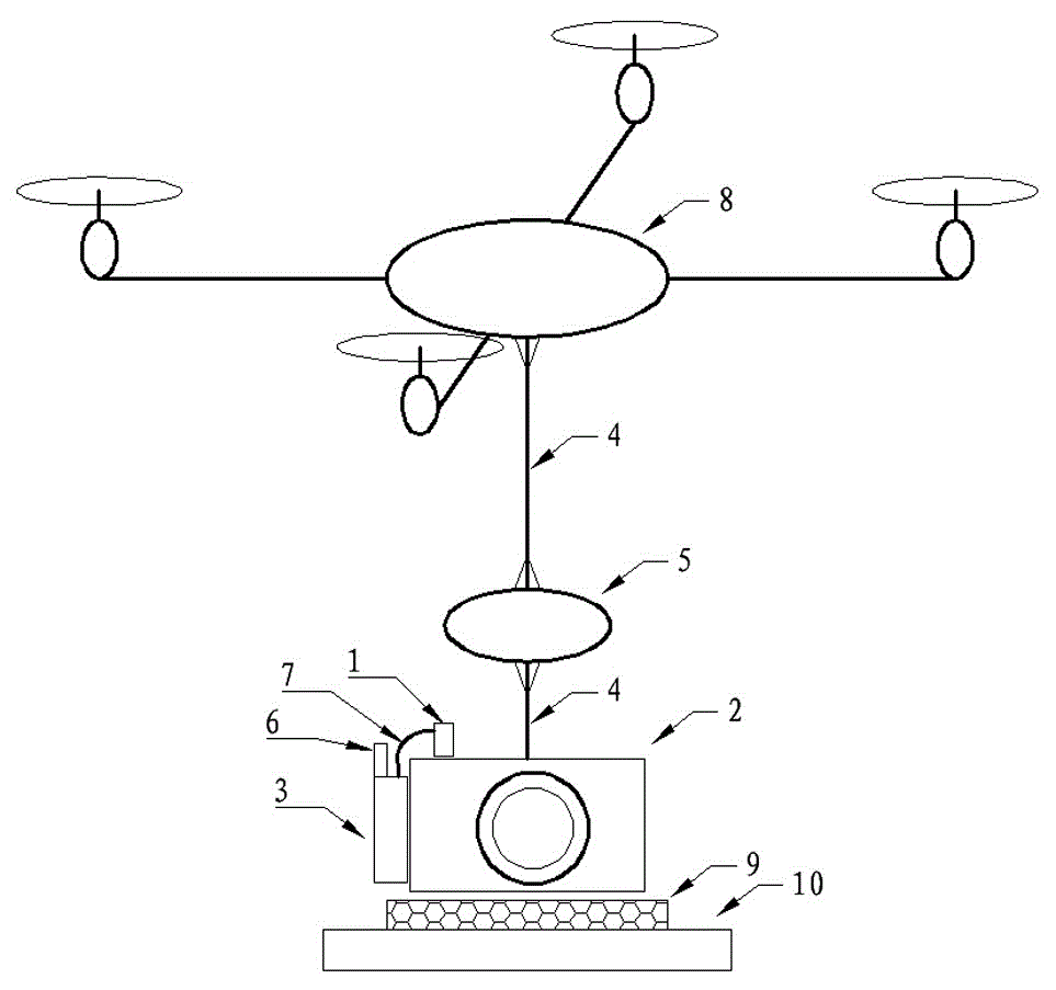 Aerial photographing apparatus remotely controlled by mobile phone