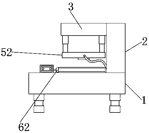 Gluing device for mask processing