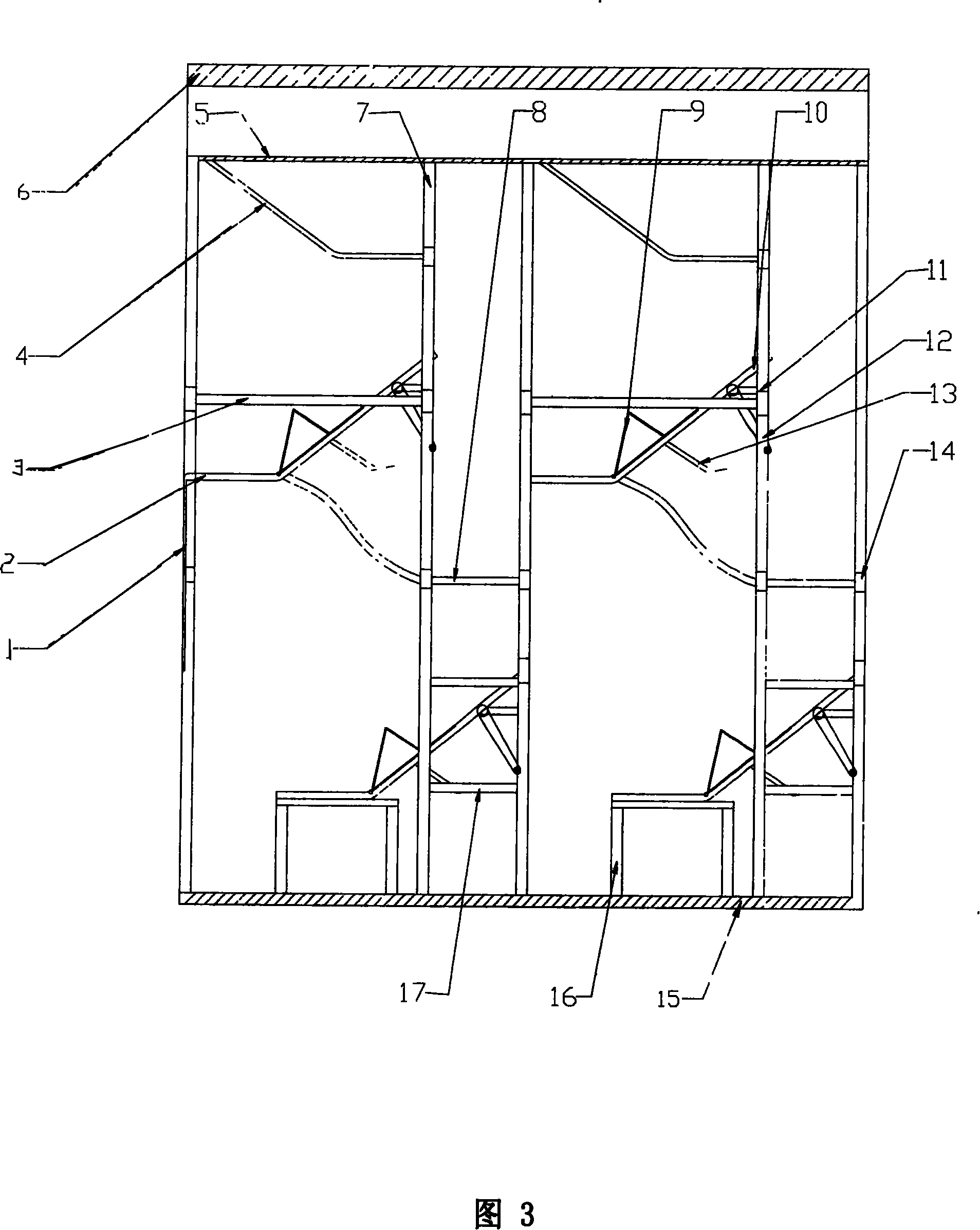 Car body structure of railway passenger car