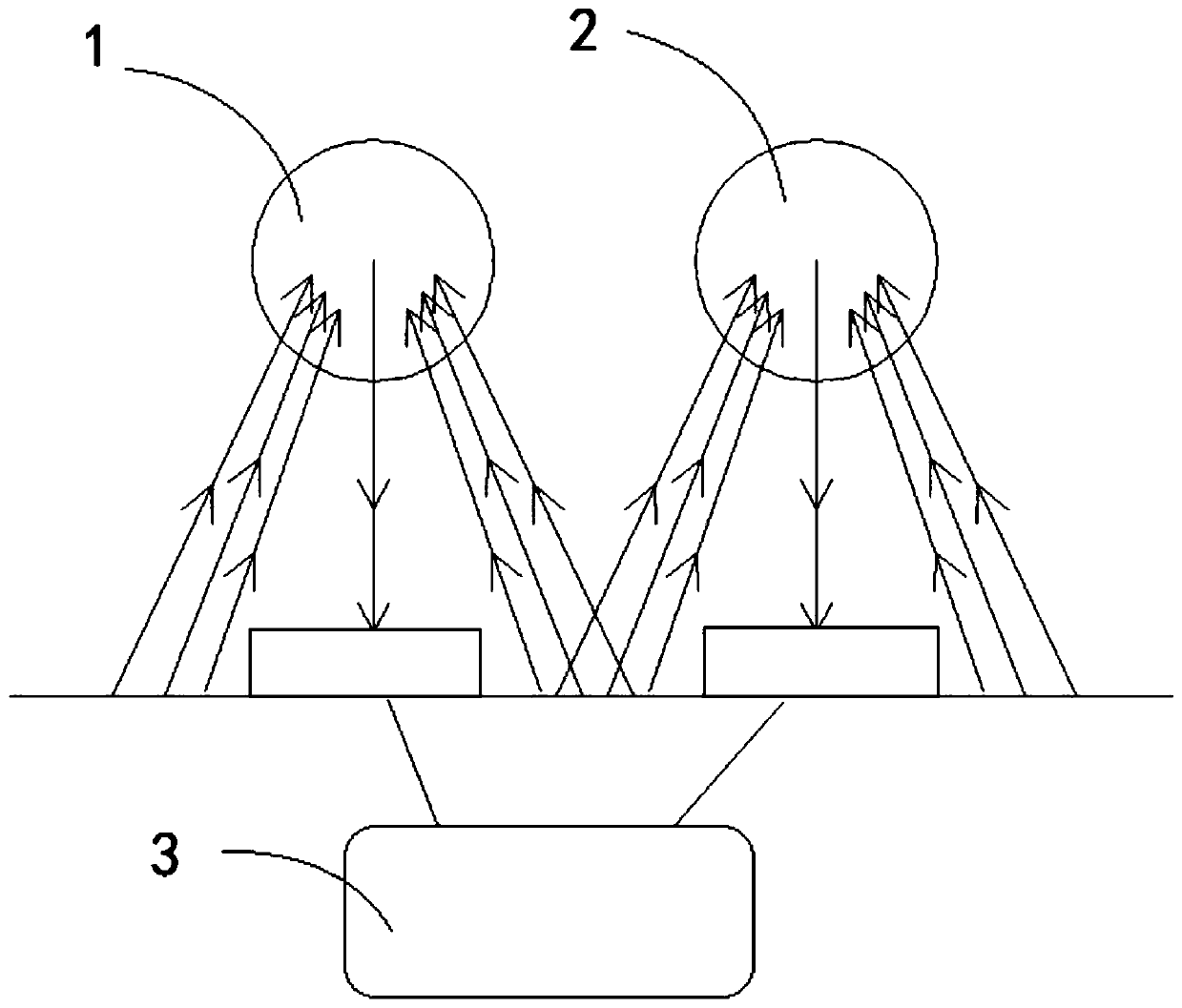 Dry type test paper light reflection detection device and detection method thereof