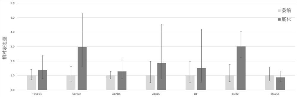 A combination marker and its application in the preparation of gastric cancer risk prediction kit and its measurement system and method