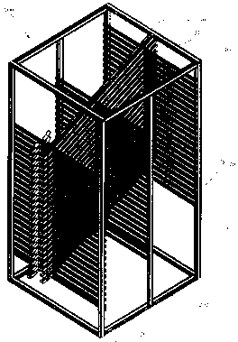 Novel slope type medicine storage unit