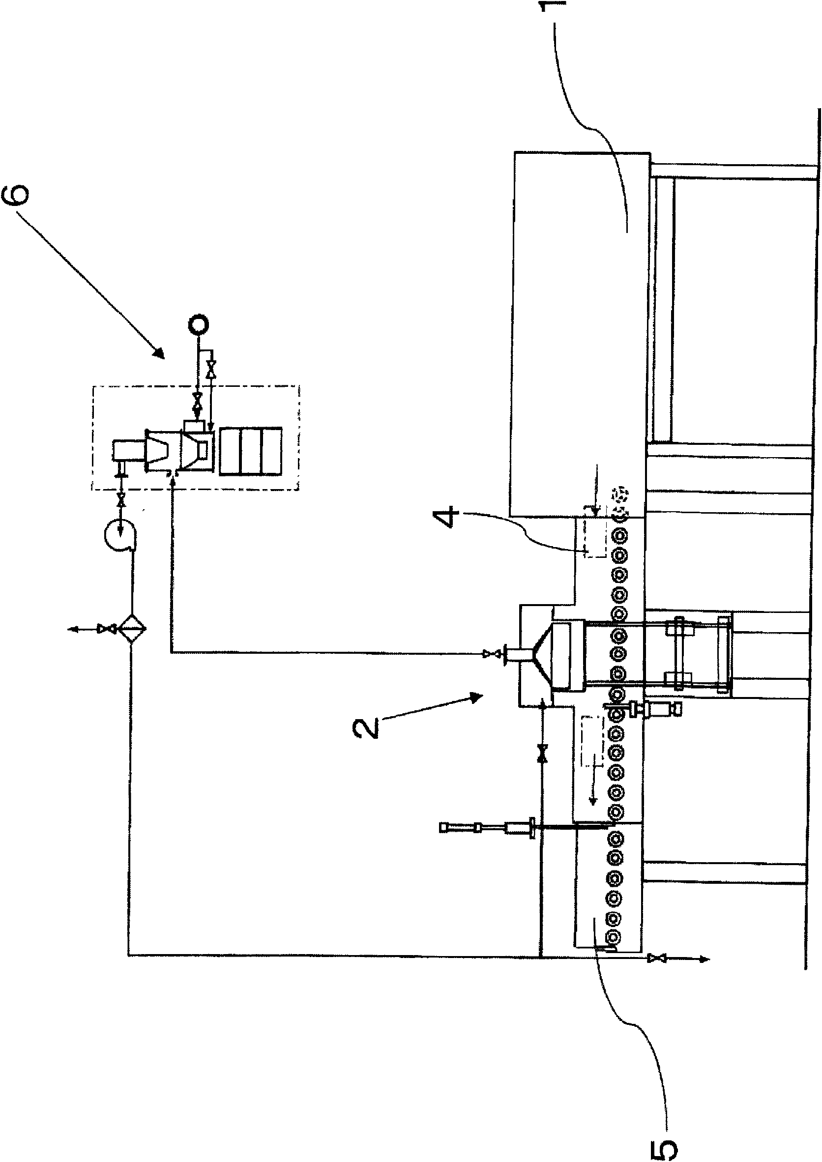 Operation method of powder sintering device