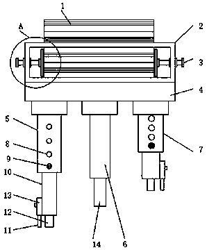 Firmly-fixed water suction pump