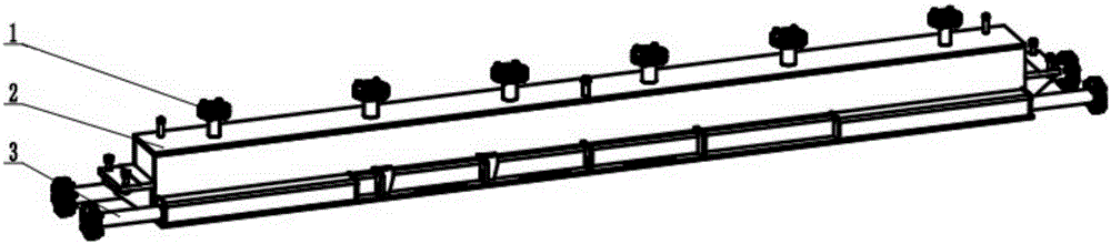 Multi-cavity flow-controllable spray header