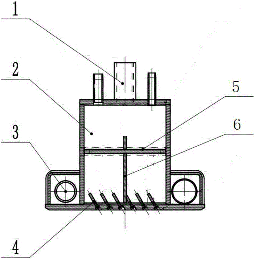 Multi-cavity flow-controllable spray header