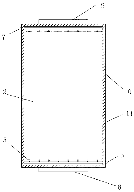 Flat-panel solar photovoltaic water-heating air-heating compound heat collector