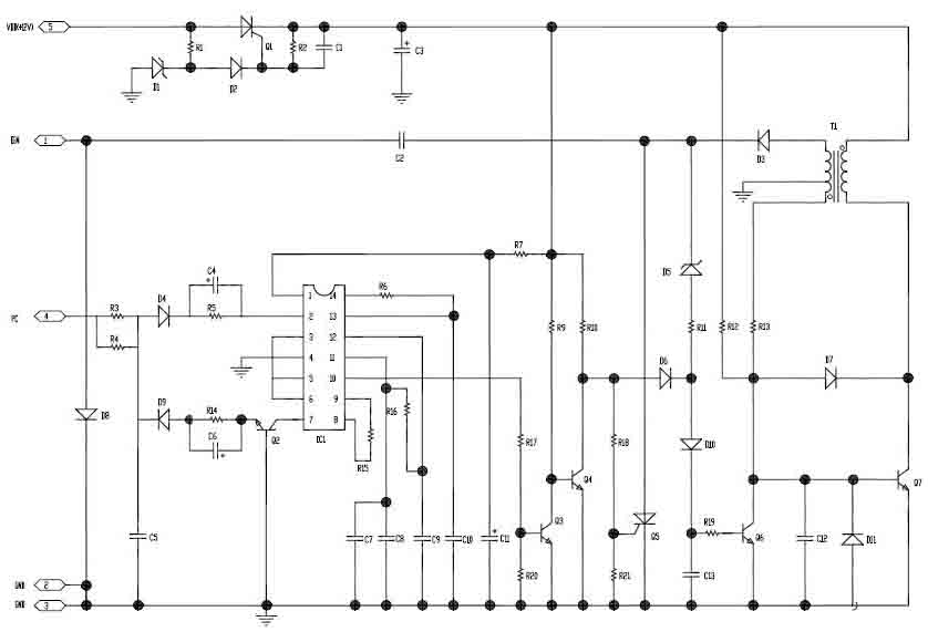 Digital direct-current igniter for motorcycle