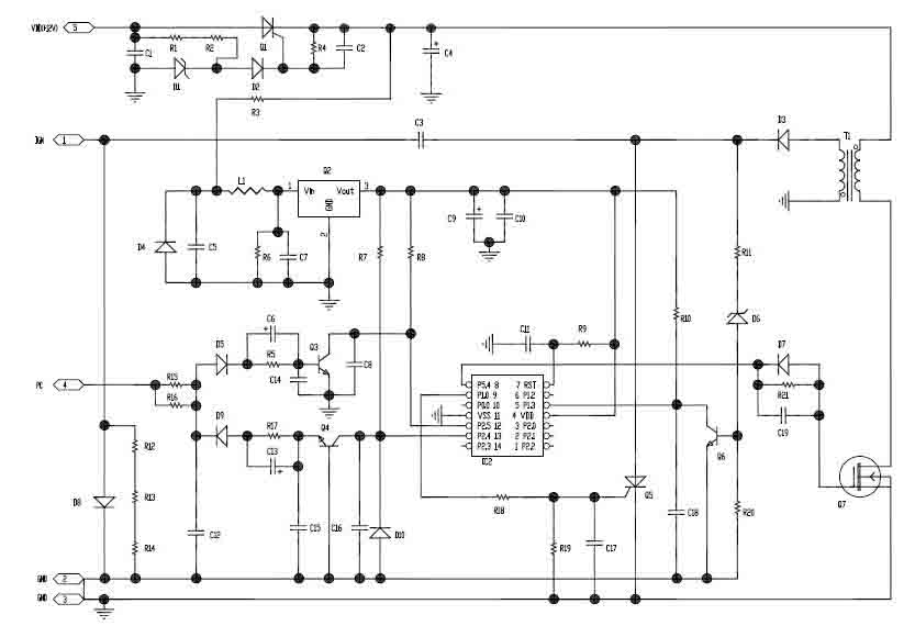 Digital direct-current igniter for motorcycle