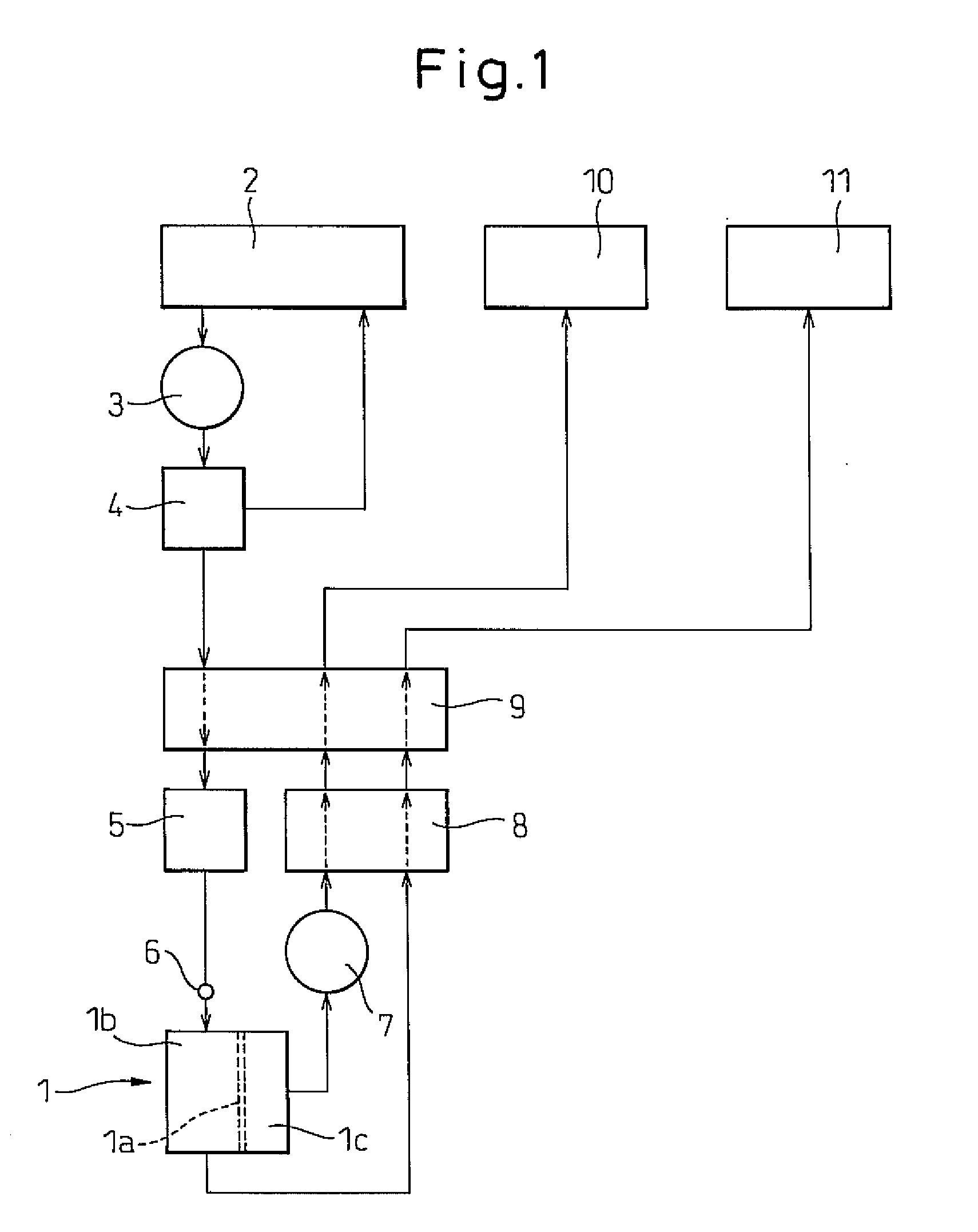 Device for separating fuel components