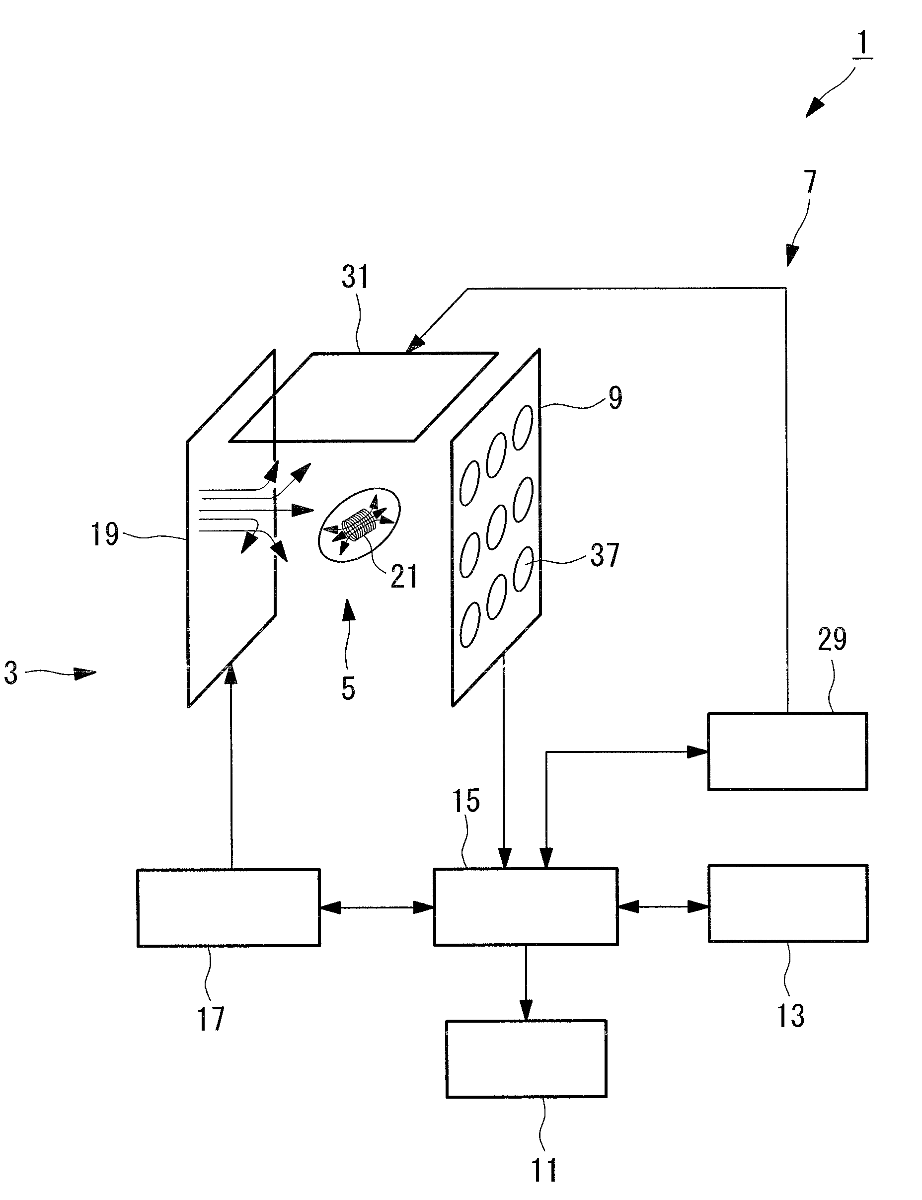 Position detection system for detection object and position detection method for detection object