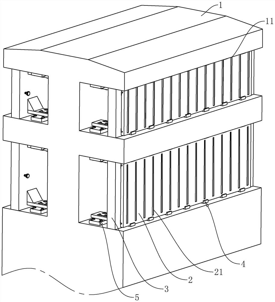 Tibetan type edge mair wall and construction method thereof