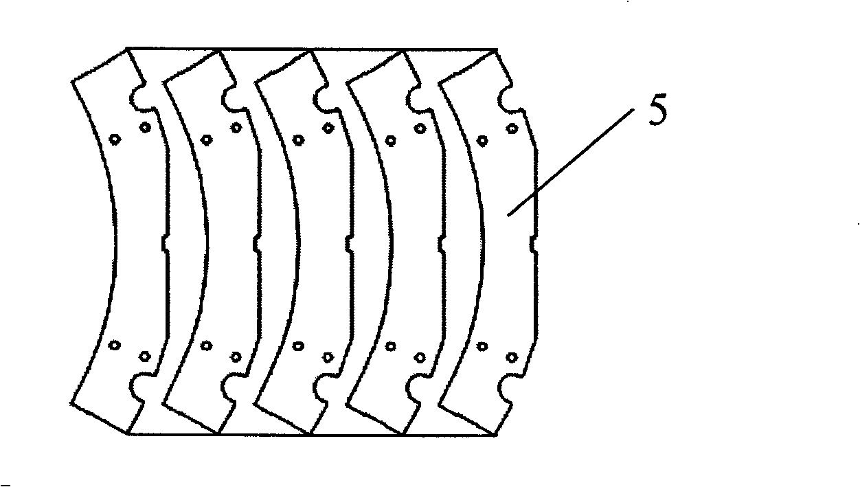 Silicon steel sheet punching die blade blocks and processing technique