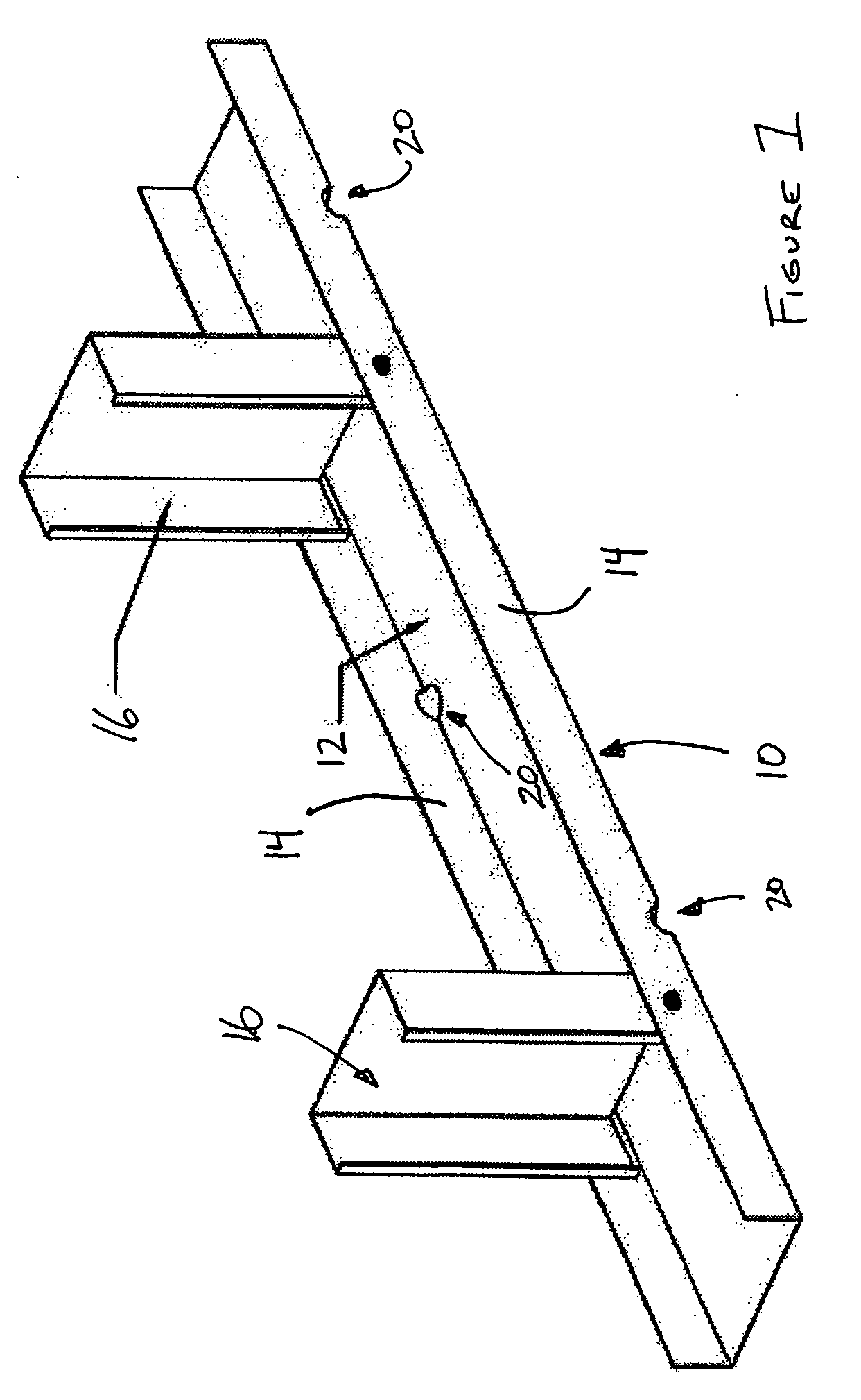 Footer track with moisture vent