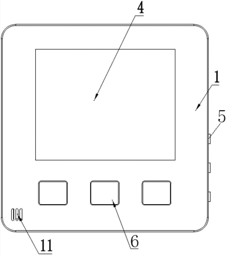 Wide load temperature-increase-free switch-typed room temperature controller