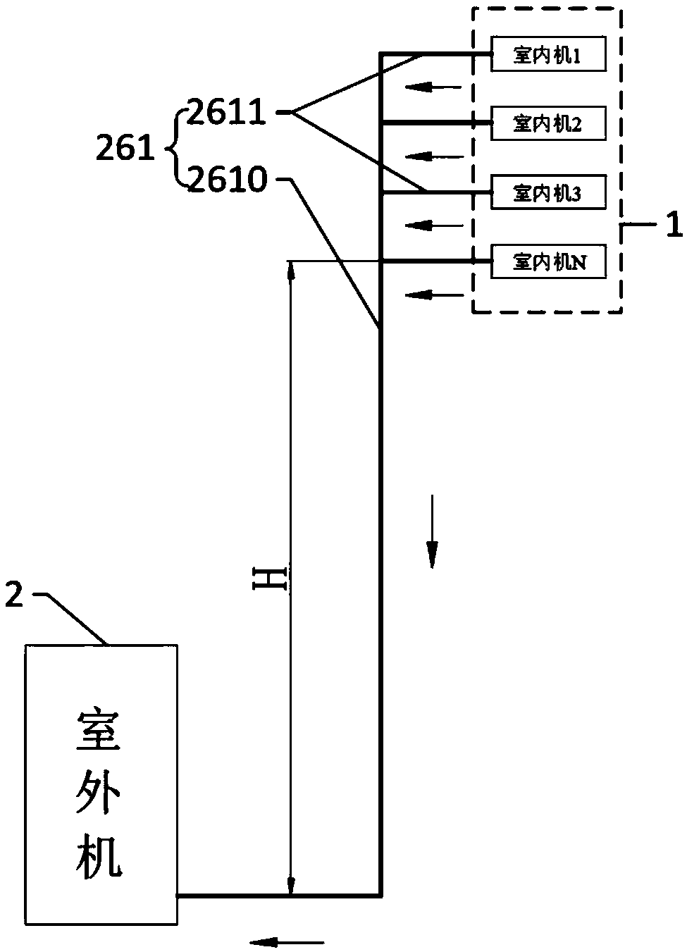 Supercooling device for air conditioner and air conditioner