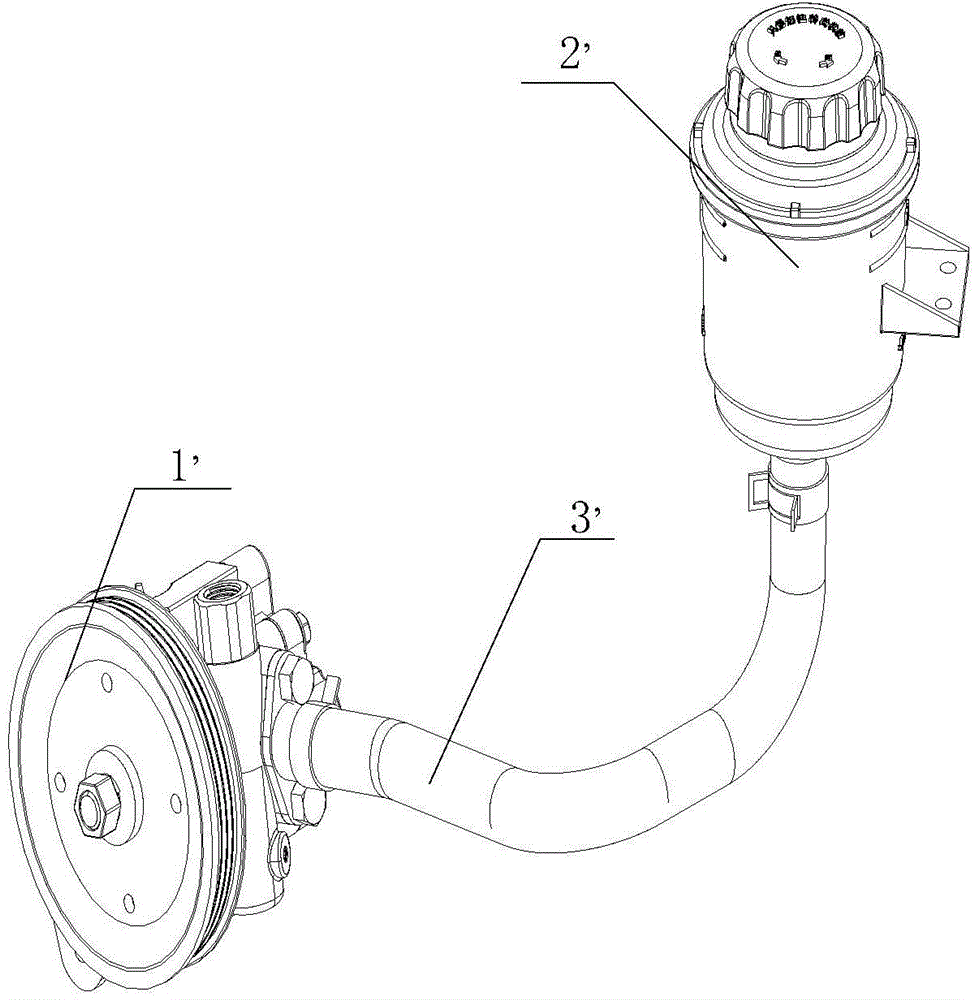 Oil storage device and vehicle provided with oil storage device