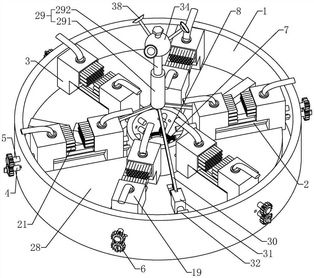 Clamping device for automatic helmet drilling machine