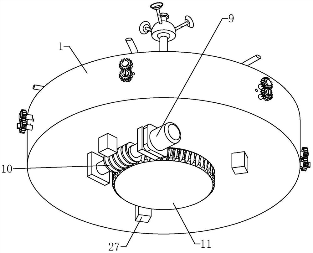 Clamping device for automatic helmet drilling machine