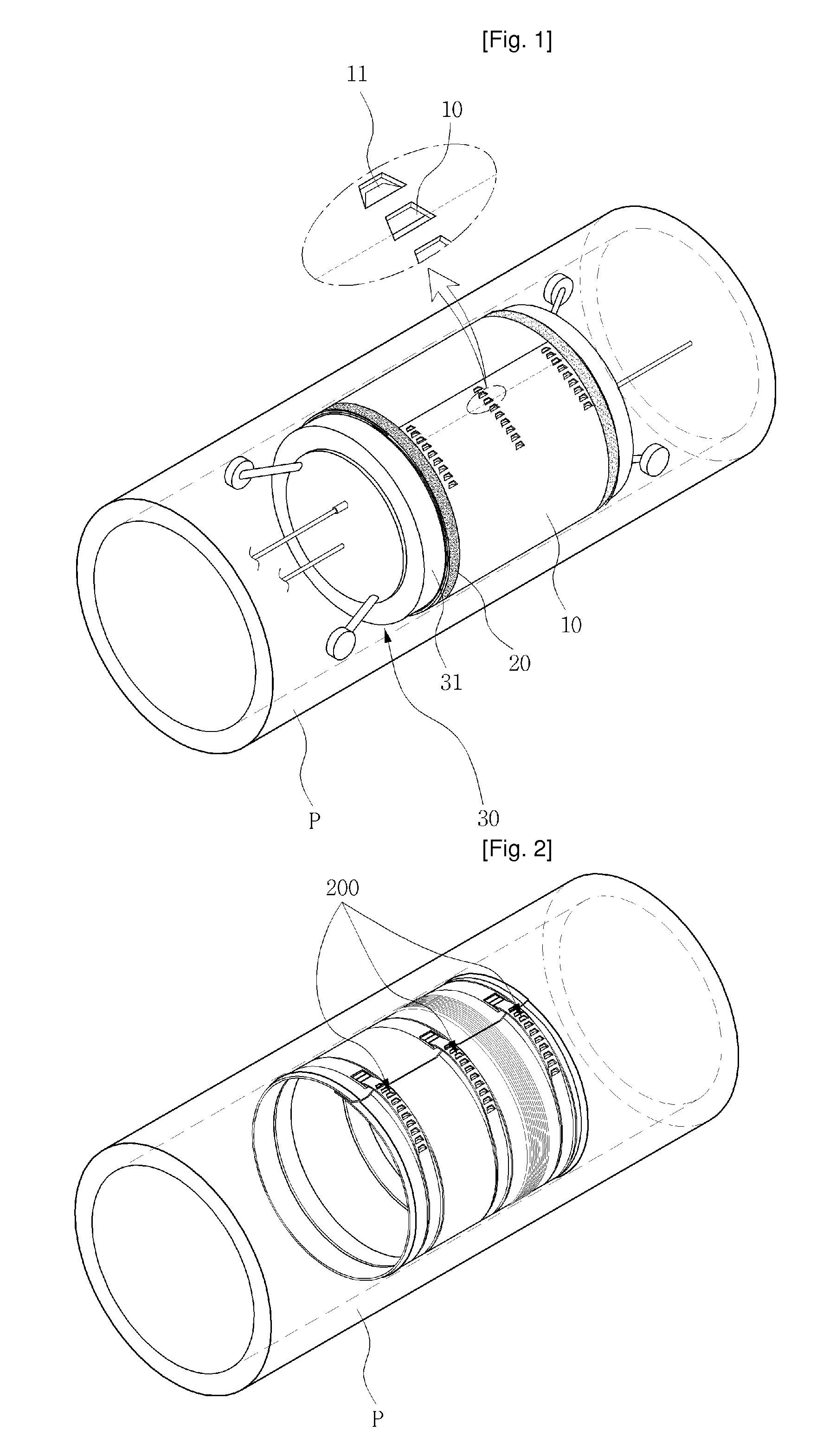 Reinforcing Materials For Repairing Underground Water Pipeline Without Excavation And Method For Repairing Thereof