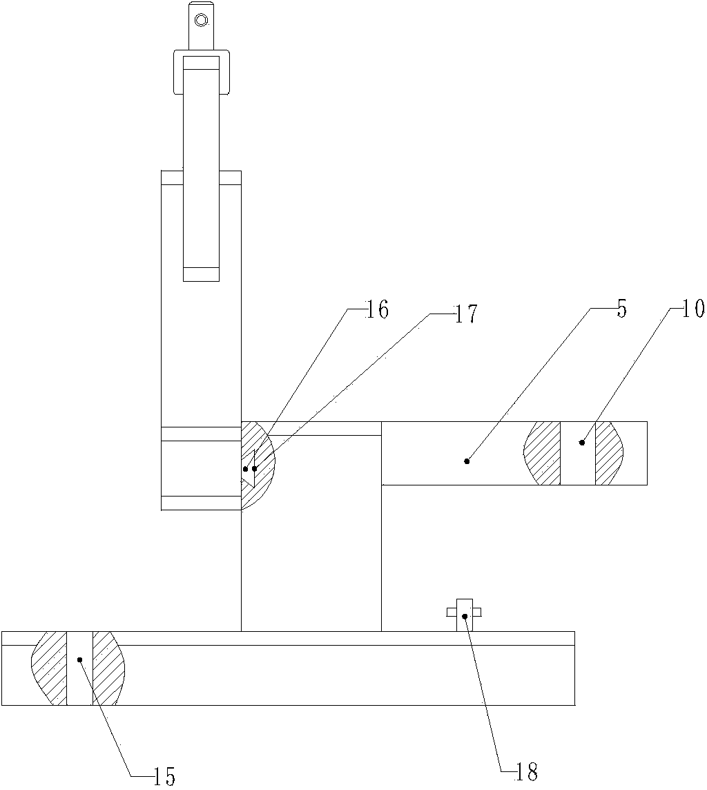 Automobile part hole location detecting device