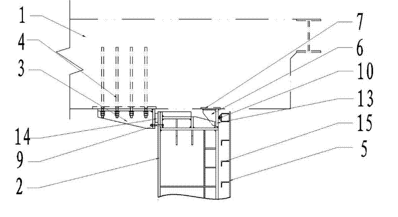 Reusable fabricated end seal structure for immersed tube tunnel