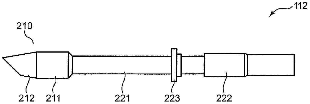 Soldering iron core, soldering system and temperature control method of soldering iron