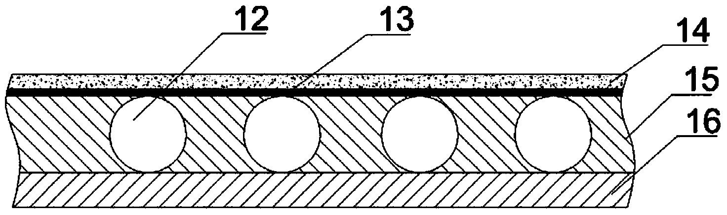 Solar energy floor heating system based on heat conduction graphite film