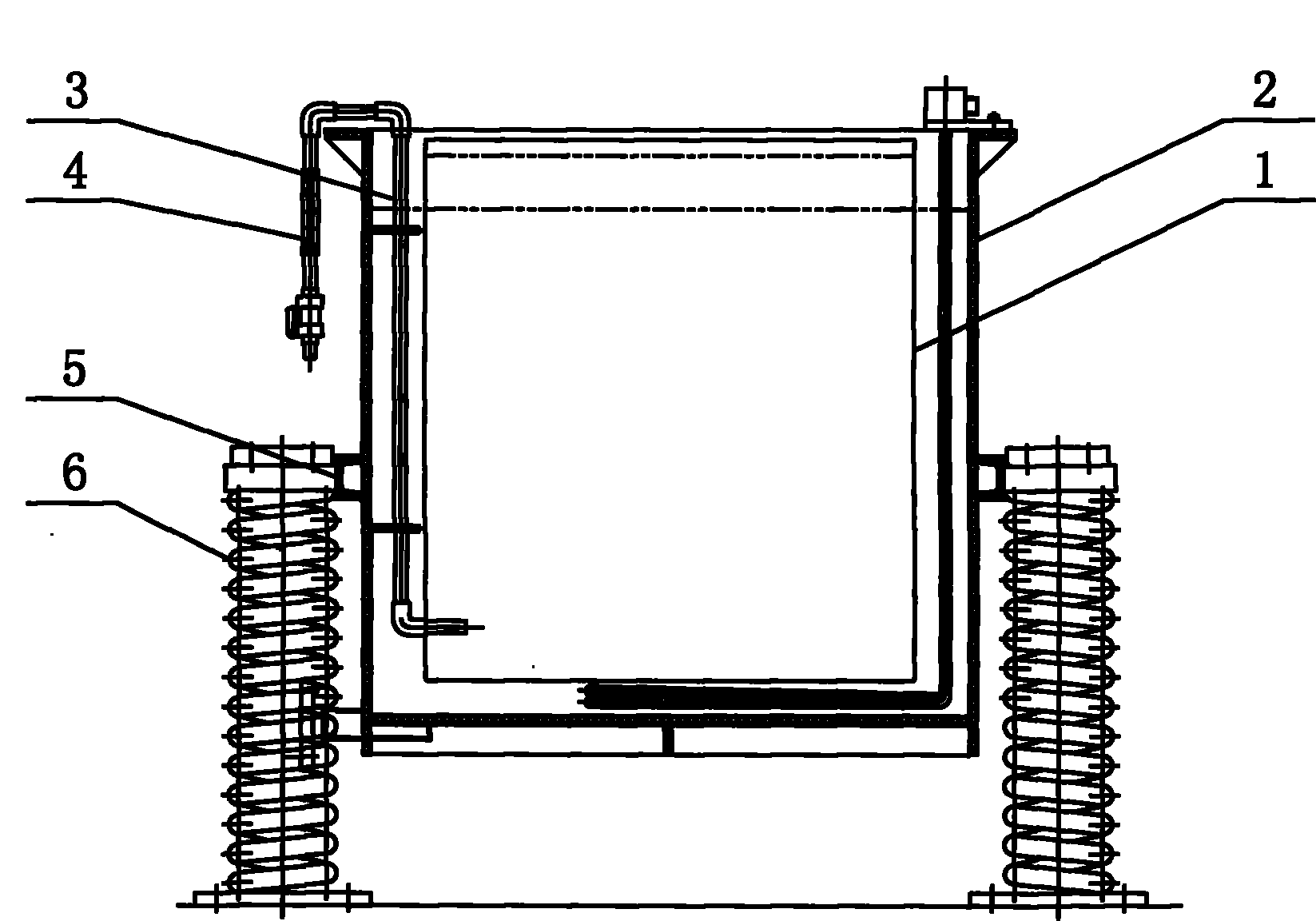 Automatic hoisting furnace of motor stator winding lacquer dipping system